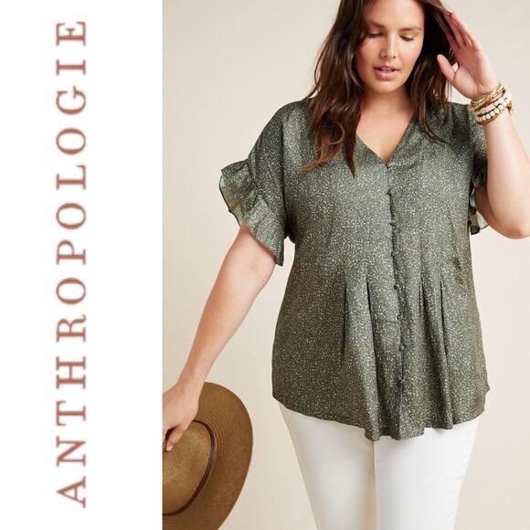 Dolan Tops - Anthropologie Dolan Blouse‎ | Womens Peplum Top | Size M